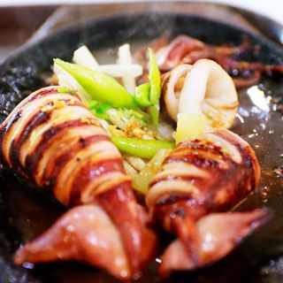 Nice looking squid in the food court in Makati