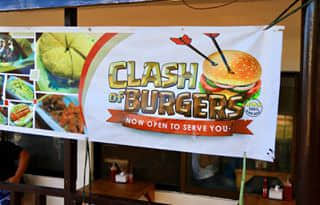Wow... Clash of Burgers. Hahaha!!! .