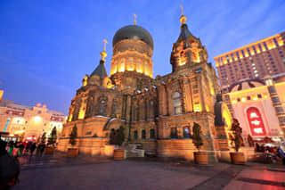 Saint Sophia Cathedral. One of the must go place in Harbin.