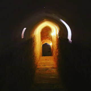 The tunnel of Amber Fort