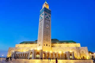 Hassan ii mosque, although not able to go in to but still amazed by the view outside!