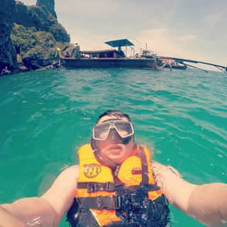 Snorkeling at Krabi, Thailand