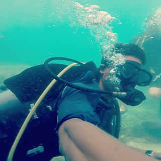 Scuba diving at Krabi, Thailand